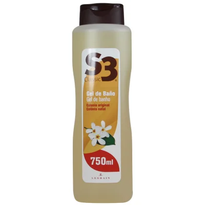 S3 shower gel 750 ml. Cologne original.