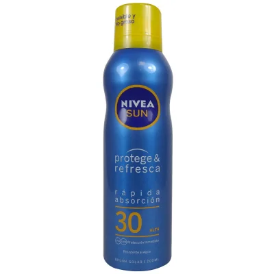 Nivea Sun spray solar 200 ml. Protection 30 protects & refresh.