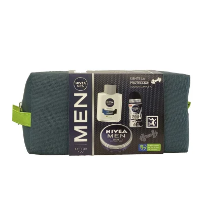Nivea toiletry bag. Men cream + After shave + Roll-on.