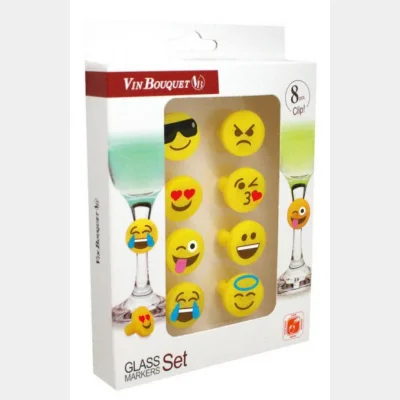 Vin Bouquet - Silicone Emoji Face Glass Marker (FIA 148)