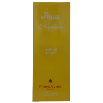 Alvarez Gomez cologne 150 ml. Perfume water femme Ambar.