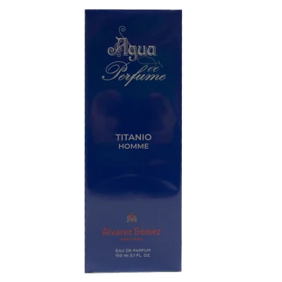 Alvarez Gomez cologne 150 ml. Perfume water homme Titanio.
