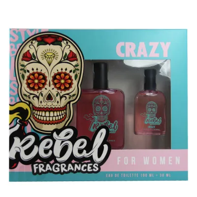 Rebel eau de toilette 100 ml. + 30 ml. Crazy Women.
