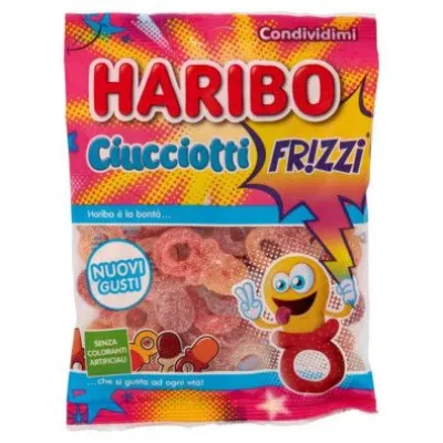 Haribo Busta Ciucciotti Frizzanti Gr.175