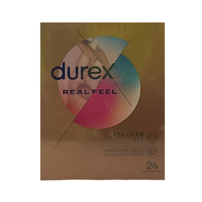 Durex condoms 24 u. Real feel.