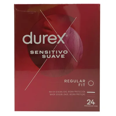 Durex condoms 24 u. Sensitive soft.