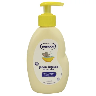 Nenuco liquid soap 200 ml. Ultra soft with dispenser.