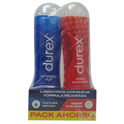 Durex gel pack strawberry 50 ml. + original 50 ml.