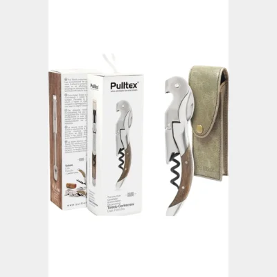 Pulltex - Corkscrew Toledo Oak Handle x 1pcs
