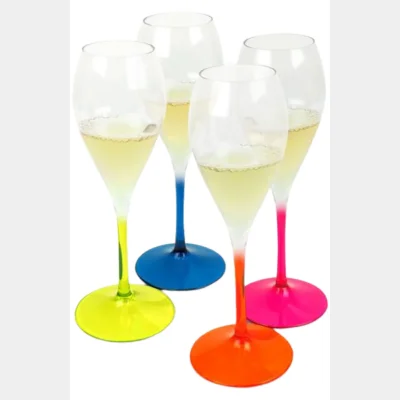 Pulltex - Champagne Pool Plastic Glasses 4pcs