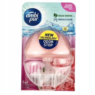 Ambi Pur Toilet Block Wild Rose & Pink Grapefruit 55ml