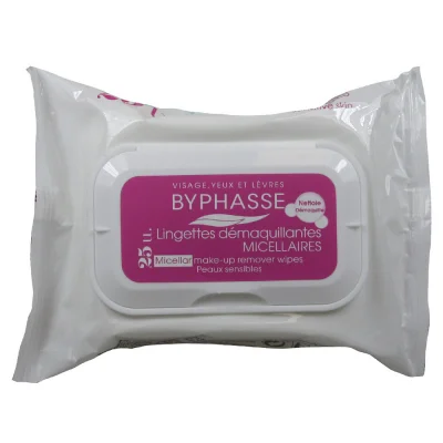 Byphasse remover cleansing wipes 25 u. Micellar sensitive skin.