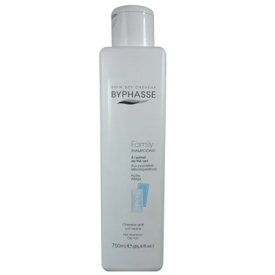 Byphasse family champú 750 ml. Tea extract greasy hair.