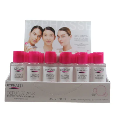 Byphasse micellar water 84 u. 100 ml. Display sensitive, dry & irritable skin.