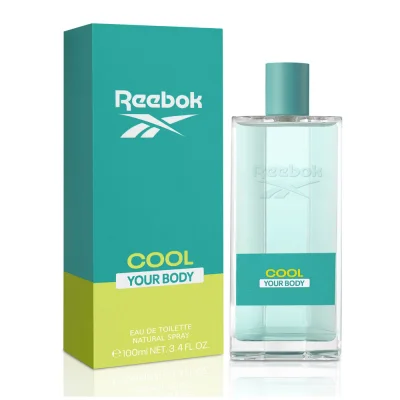Reebok eau de toilette 100 ml. Cool your body woman.