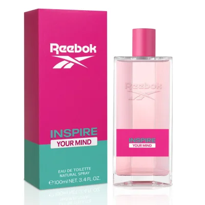 Reebok eau de toilette 100 ml. Inspire your mind woman.
