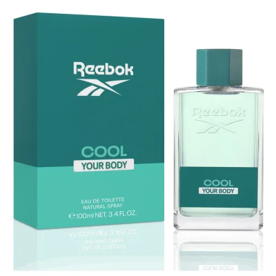 Reebok eau de toilette 100 ml. Cool your body man.