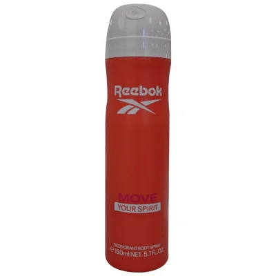 Reebok spray deodorant 150 ml. Move your spirit woman.