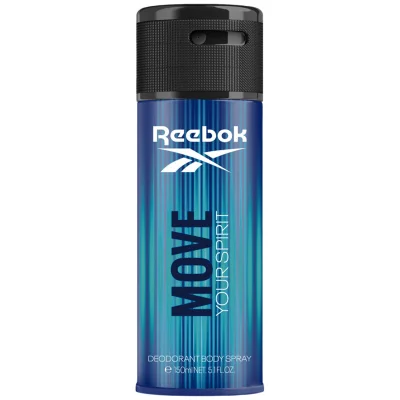 Reebok spray deodorant 150 ml. Move your spirit man.