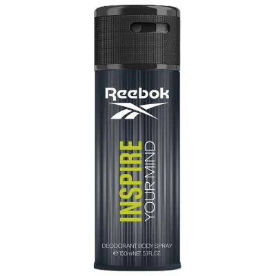 Reebok spray deodorant 150 ml. Inspire your mind man.