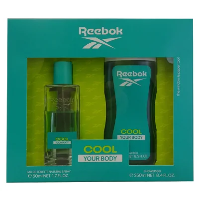 Reebok pack gel 250 ml. + EDT 50 ml. Cool your body mujer.