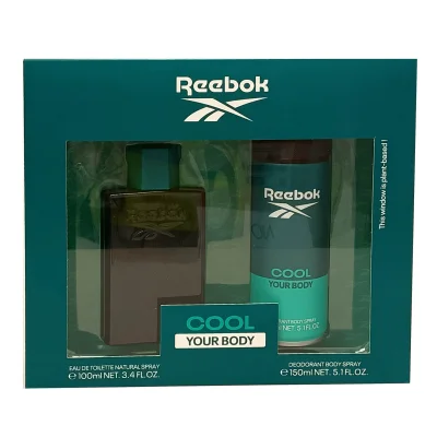 Reebok pack spray deodorant 150 ml + EDT 100 ml. Cool your body man.