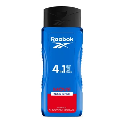 Reebok Move Your Spirit 4in1 Shower Gel 400 ml - 13.6 fl oz