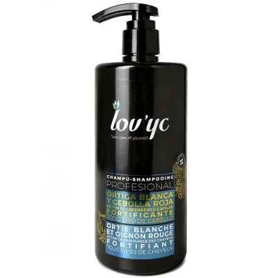 Lov'yc shampoo 750 ml. Red onion and white nettle extract.