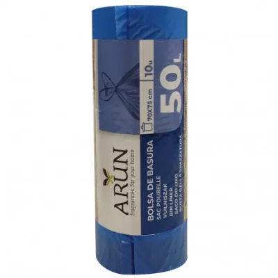 Bin Bag Blue 50 L 10 Count