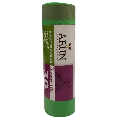 Bin Bag Green 30 L 15 Count