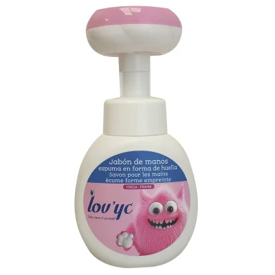 Lov'yc foam soap 300 ml. Strawberry (paw-print).