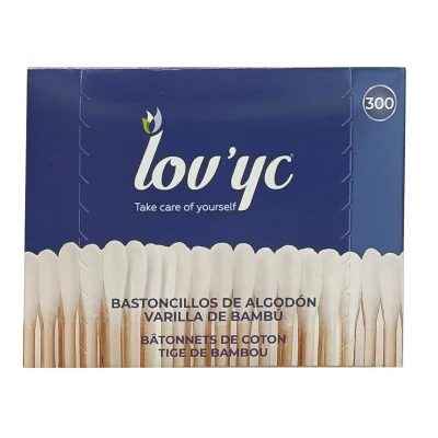 Lov'yc cotton and bamboo buds 300 u. Minibox.