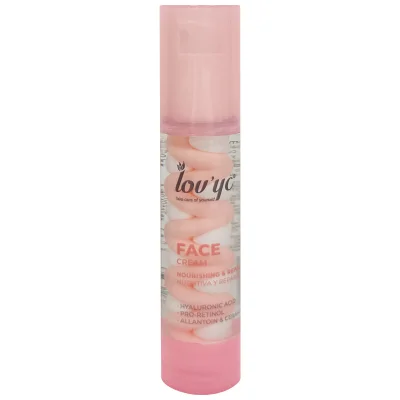 Lov'yc face cream 48 ml. Hyaluronic acid and 5-ceramide dual-tone.
