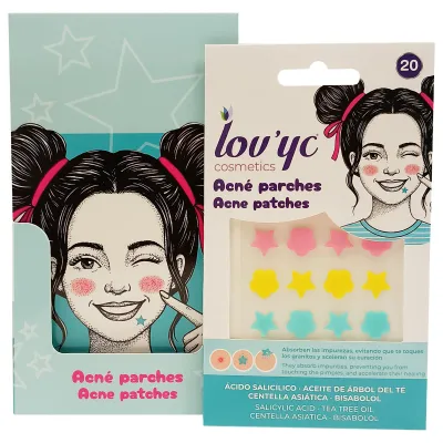 Lov'yc acne patches 20 u. Shapes flowerstar minibox.
