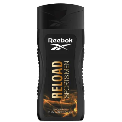 Reebok gel 250 ml. Reload sport man.