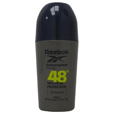 Reebok roll-on deodorant 50 ml. Maximum protection man.