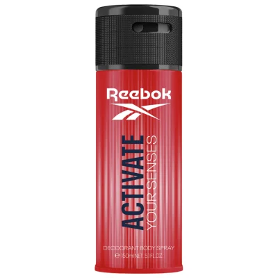 Reebok spray deodorant 150 ml. Active your senses man.