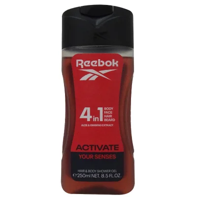 Reebok gel 250 ml. Activate your body hombre.