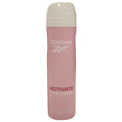 Reebok spray deodorant 150 ml. Activate your senses woman.
