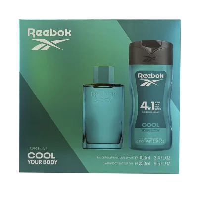 Reebok pack shower gel 250 ml. + EDT 100 ml. 100 ml. Cool your body man.