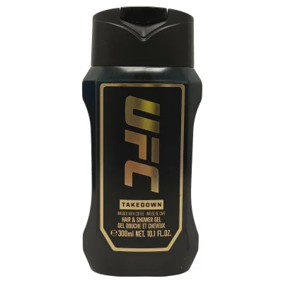 UFC shower gel 300 ml. Men body & hair Takedown Coffé Infusion.