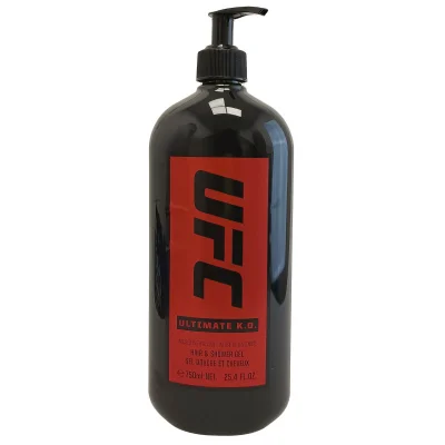 UFC shower gel 750 ml. Men body & hair Ultimate K.O. Ginger Infusion.