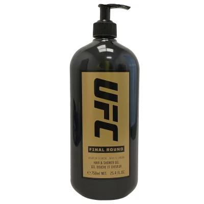 UFC shower gel 750 ml. Men body & hair Final Round Ginseng Infusion.