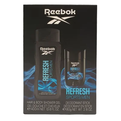 Reebok pack gel 400 ml. + stick 80 g. Refresh Sport Men.