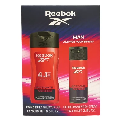 Reebok pack gel 250 ml. + bodyspray 150 ml. Activate Your Senses.