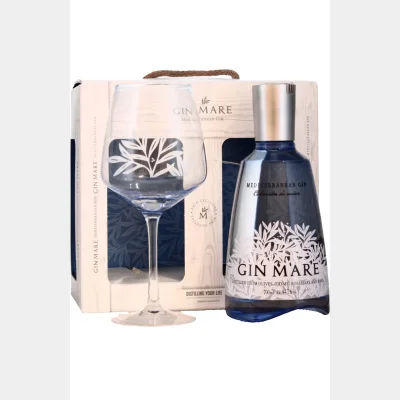 Gin Mare + Glass Gift Pack 42.7% 70cl