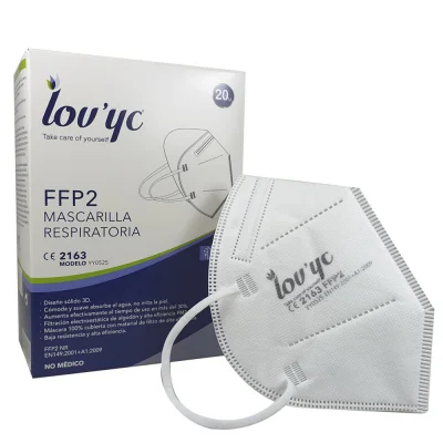 Lov'yc protective facial mask FFP2 - 1 u. White.