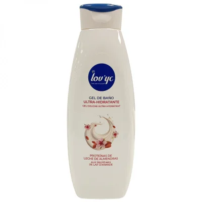 Lov'yc bath gel 750 ml. Moisturizing almond milk.