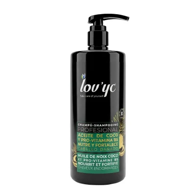 Lov'yc shampoo 750 ml. Nourishes and strength damaged hair coconut oil.
