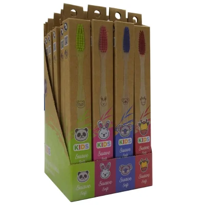 Lov'yc bamboo toothbrush 1u. Kids soft minibox 24 u.